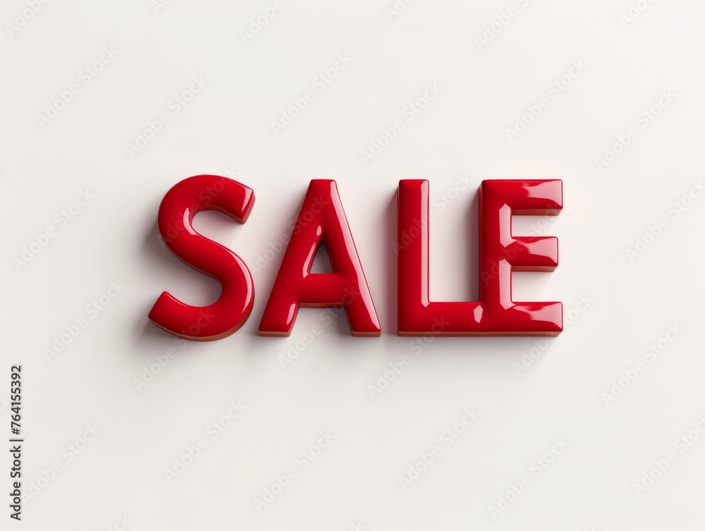 Sale sign. 3d illustration. On white background. Sale sign. 3d illustration. On white background.