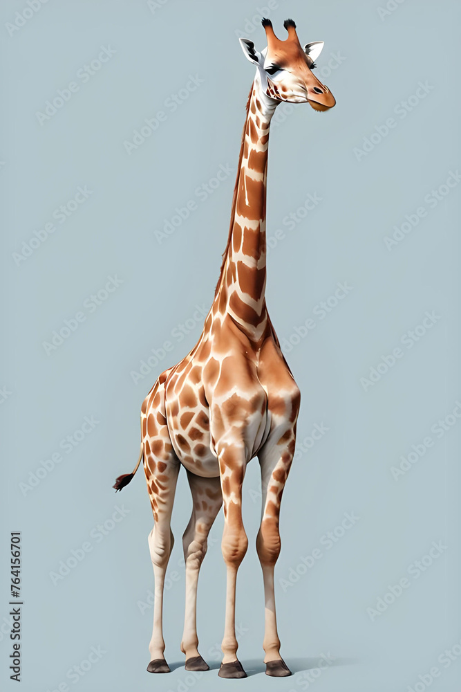 giraffe in the zoo