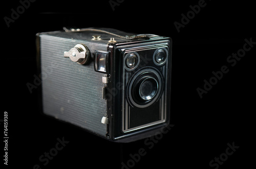 Alte einfache Fotokamera für Rollfilm