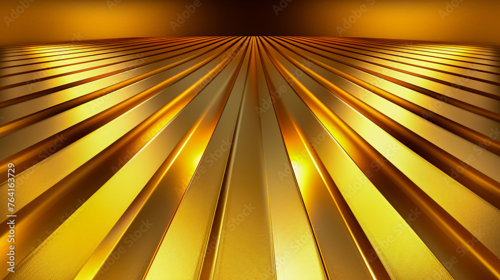 Obraz premium Golden lights abstraction, luxurious pattern with a futuristic and elegant touch