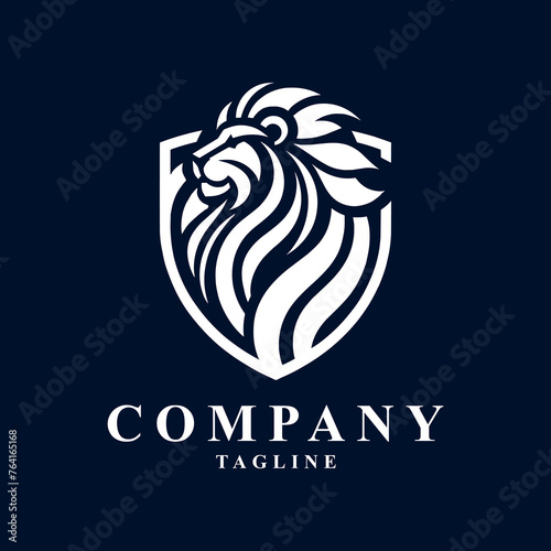 Lion logo  Epitomizes strength  courage  and leadership  symbolizing power and majesty in its iconic representation.