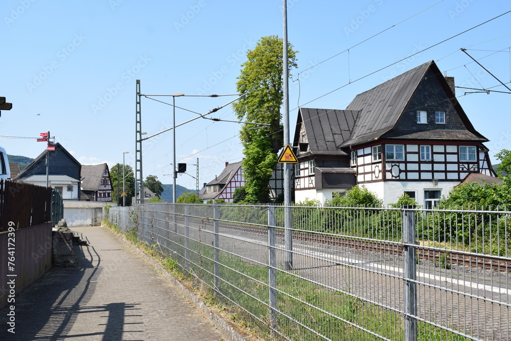 old station at the Rhine valley railraod