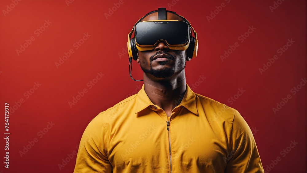 Using Vr headset, virtual Reality Using Vr headset, virtual Reality