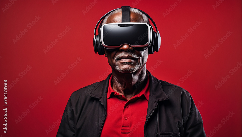 Using Vr headset, virtual Reality Using Vr headset, virtual Reality