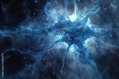 Neuron cell in abstract space technology