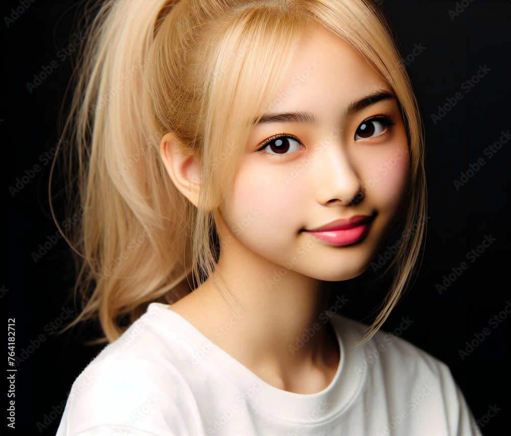白いTシャツの美少女
白いTシャツの美少女