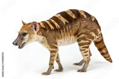 an extinct Tasmanian Tiger Thylacine Isolated on white background © Igor