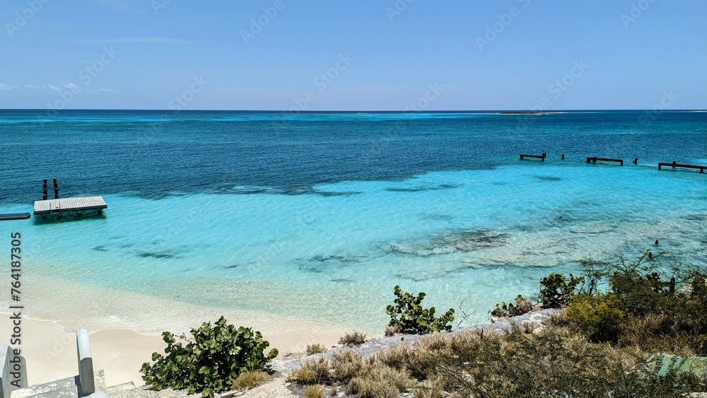 coastline with turquoise water 