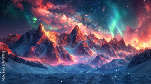 Pastel Dreams: Celestial Visions of the Milky Way