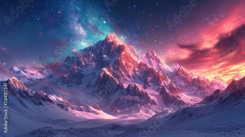 Pastel Dreams: Celestial Visions of the Milky Way