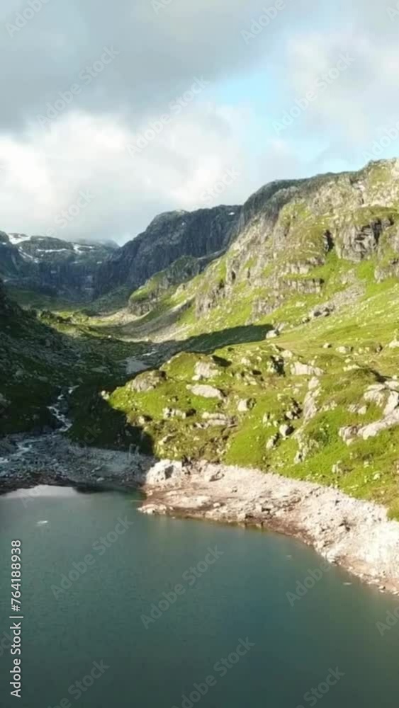 Aerial view of beautiful Norway landscape Aerial view of beautiful Norway landscape