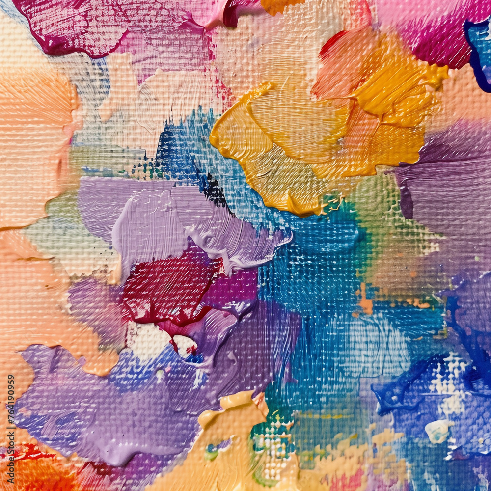 Vivid Oil Paint Textures on canvas, Abstract Colorful Brush Strokes, Impasto Art on Canvas, beautiful abstract background, fantasy, rich, AI Generation Vivid Oil Paint Textures on canvas, Abstract Colorful Brush Strokes, Impasto Art on Canvas, beautiful abstract background, fantasy, rich, AI Generation