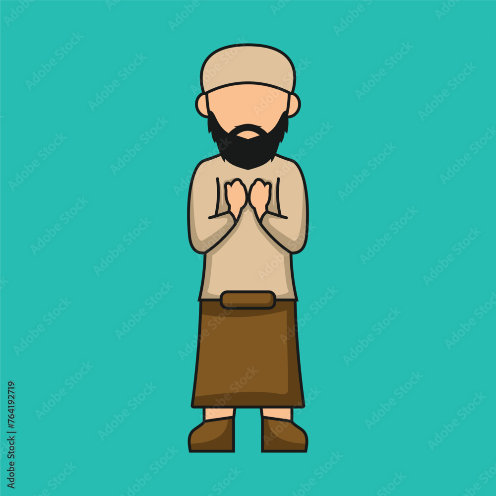 Muslim Character Vector Design Collection