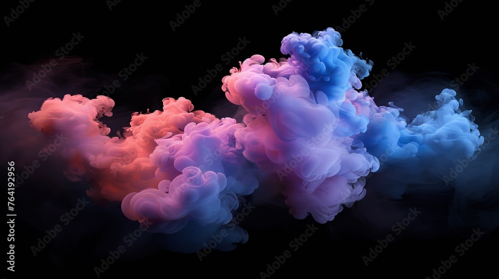 Whispering Hues: Ethereal Smoke Dance Whispering Hues: Ethereal Smoke Dance