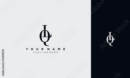 initial letter lq or ql  joined,logo Typography Vector design Template photo