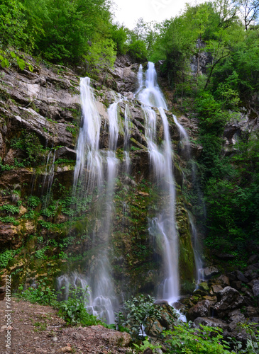 Fototapeta Naklejka Na Ścianę i Meble -  Saklikent Waterfall in Yigilca, Duzce, Turkey.