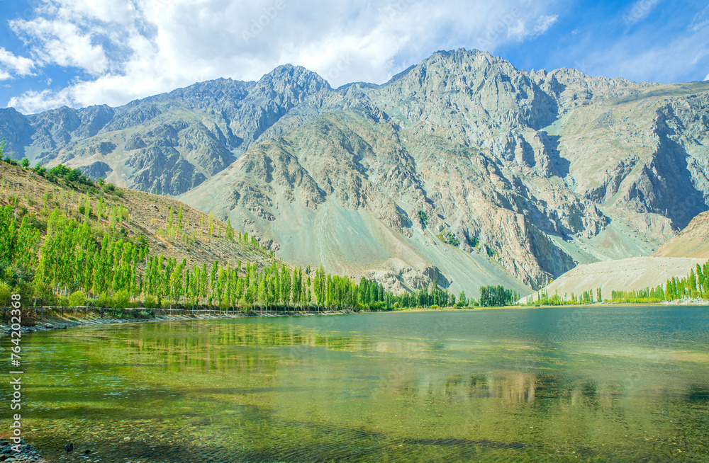 Fototapeta premium Beautiful landscapes in Ghizer Valley Pakistan 