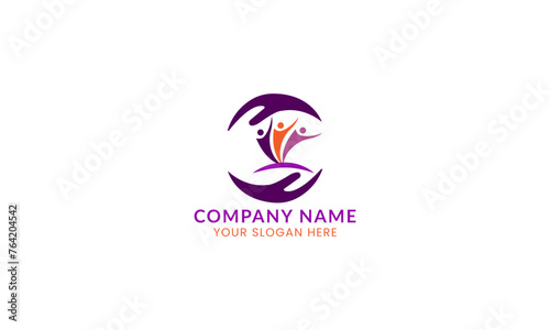 Creative modern Community Icon Logo Elements.
