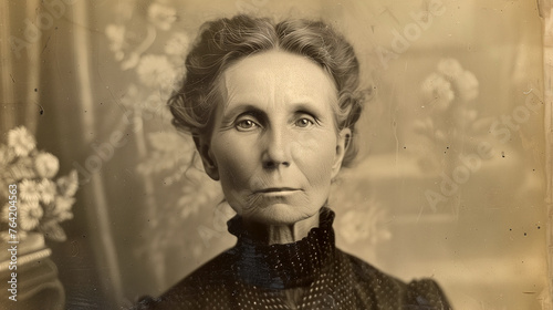 Antique Portrait of a Women From the 1800's