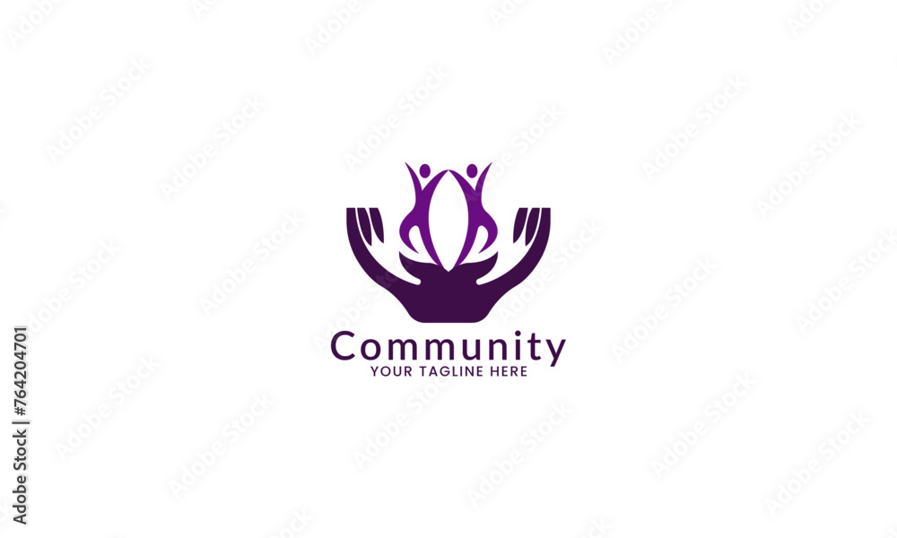 community care Logo template vector icon