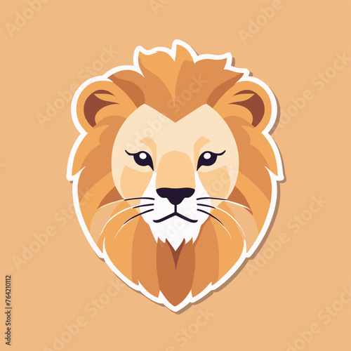 Cartoon lion illustration vector art