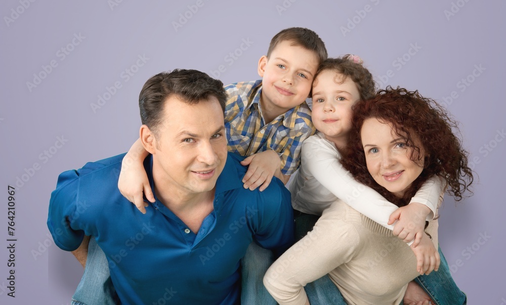 Young cool happy parents with child Young cool happy parents with child