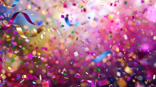 Wallpaper Mural Colorful Confetti on Colorful Background with Bokeh. Carnival, Poster, Art, Abstract, Wallpaper, Birthday, Party, Celebration, Decoration, Colourful, Fun, Happy, Anniversary, Card
 Torontodigital.ca