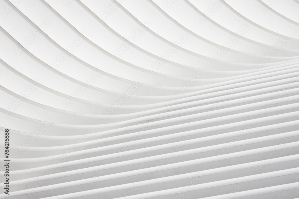 Abstract white wave background