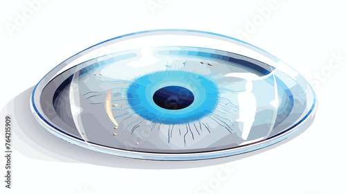 A smart contact lens providing augmented reality 