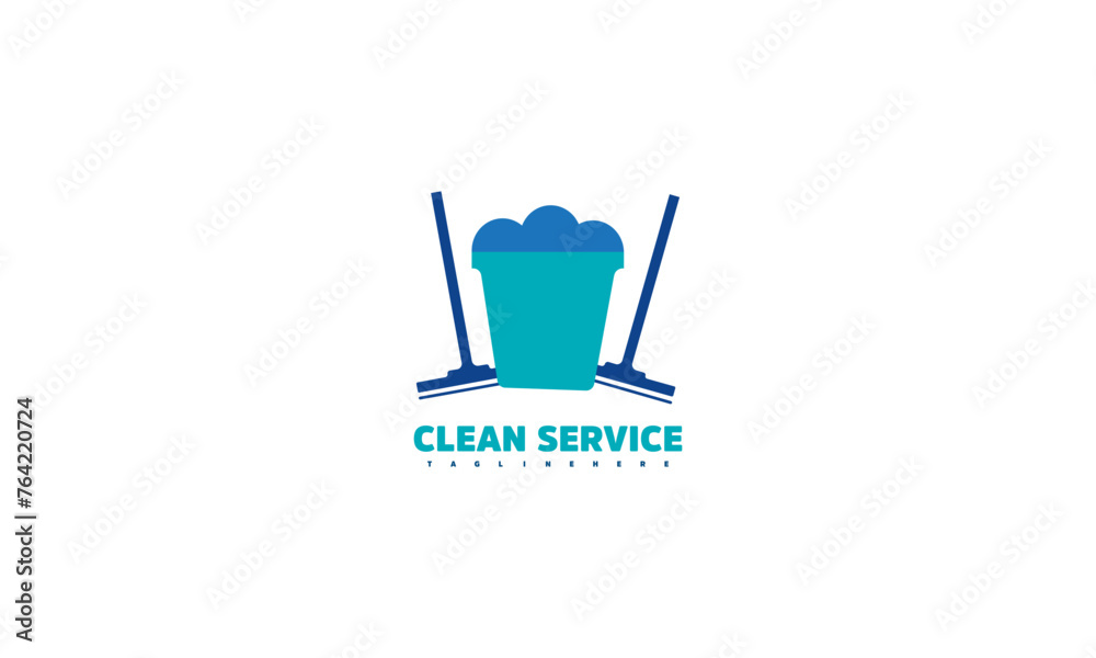 Cleaning Service Logo Design Idea. Cleaning Service Logo Design Idea.