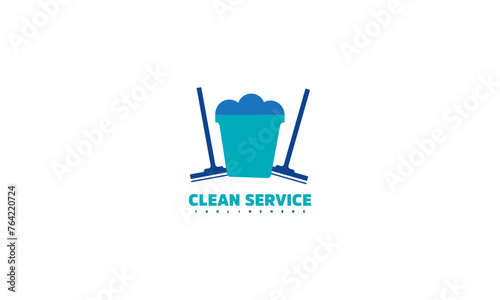 Cleaning Service Logo Design Idea.