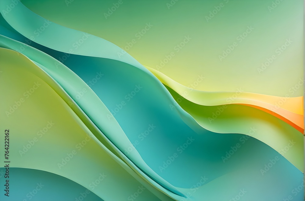Obraz premium Abstract Waves of Color Flowing in a Vibrant Artistic Representation