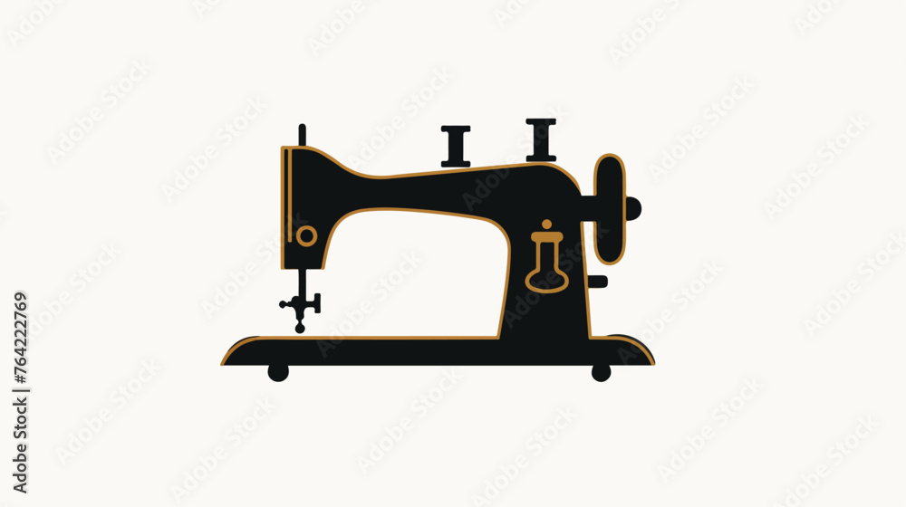 Sewing machine icon isolated sign symbol vector illustration