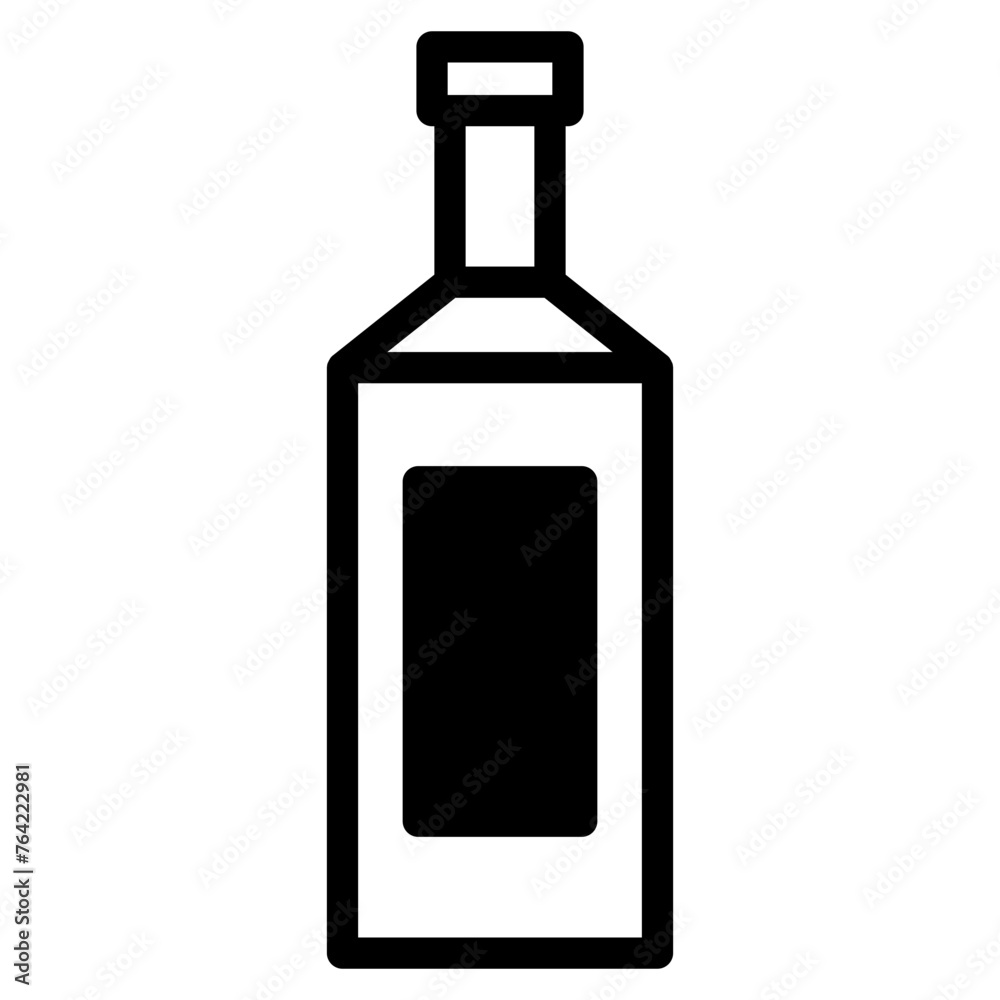 Alcoholic bottle icon Alcoholic bottle icon