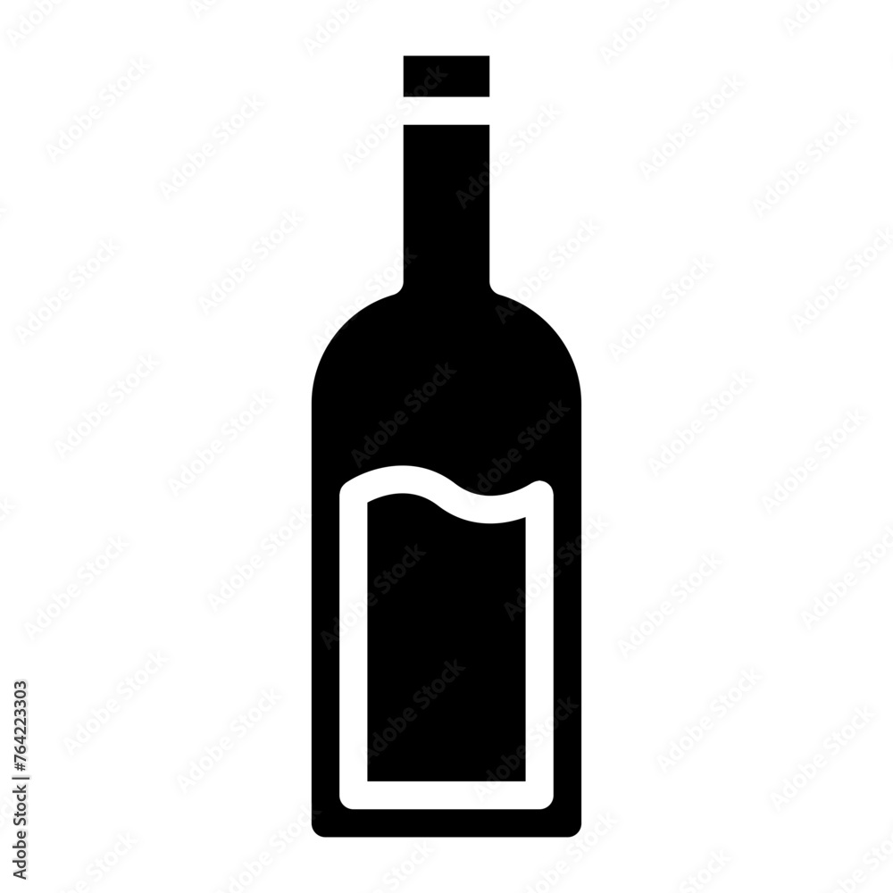 Alcoholic bottle icon