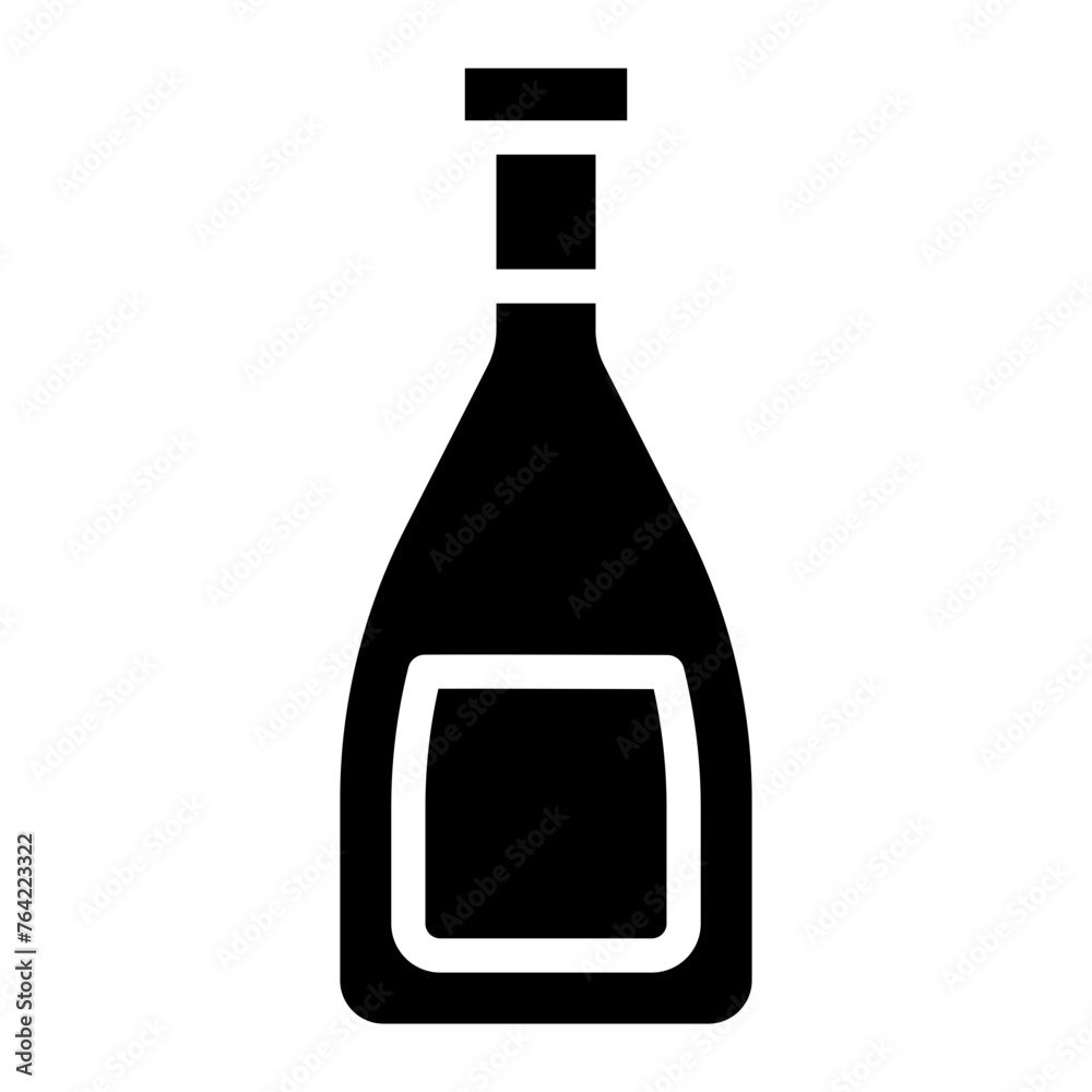 Alcoholic bottle icon