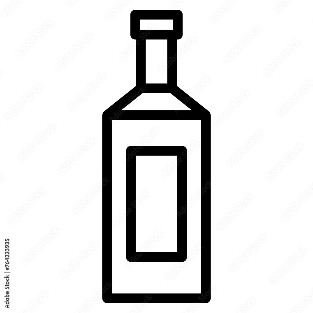 Alcoholic bottle icon Alcoholic bottle icon