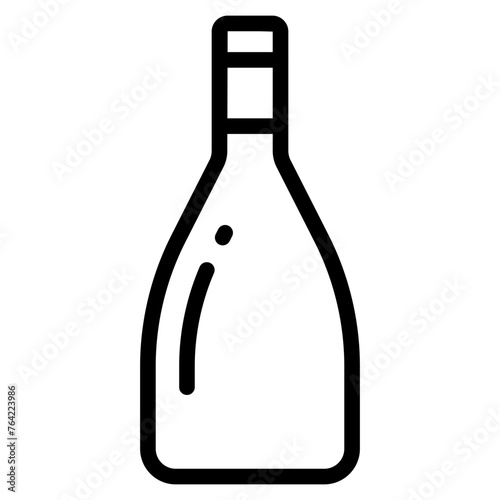 Alcoholic bottle icon
