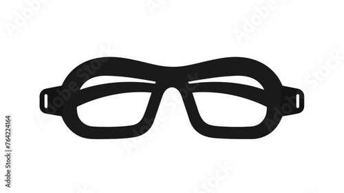 Vector illustration of snorkel glasses icon or logo