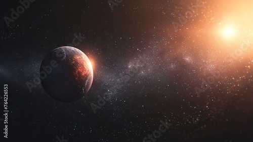 Distant Exoplanet in Star-Filled Sky © Andreas