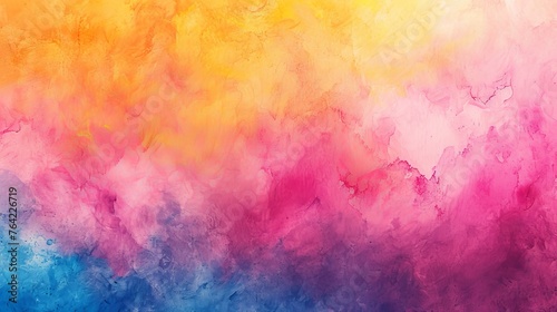 Vibrant Abstract Watercolor Background