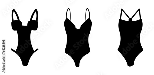 woman swimming suit silhouette