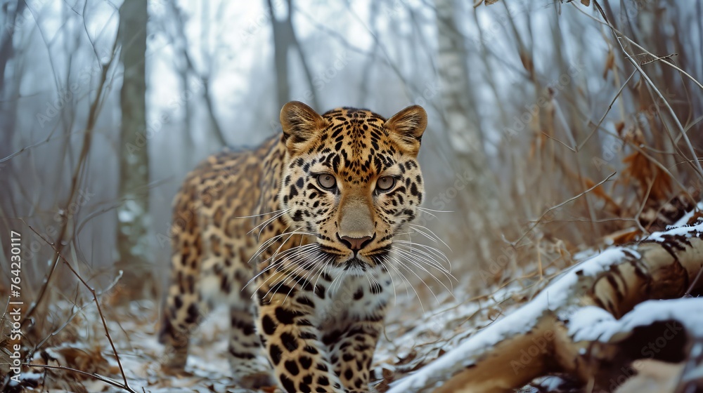 Amur Leopard in Russian Far East Amur Leopard in Russian Far East