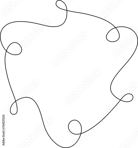 Swirly Vector Frame