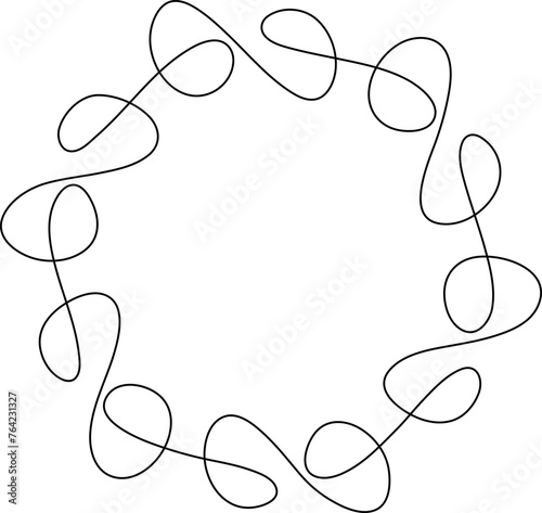 Swirly Vector Frame