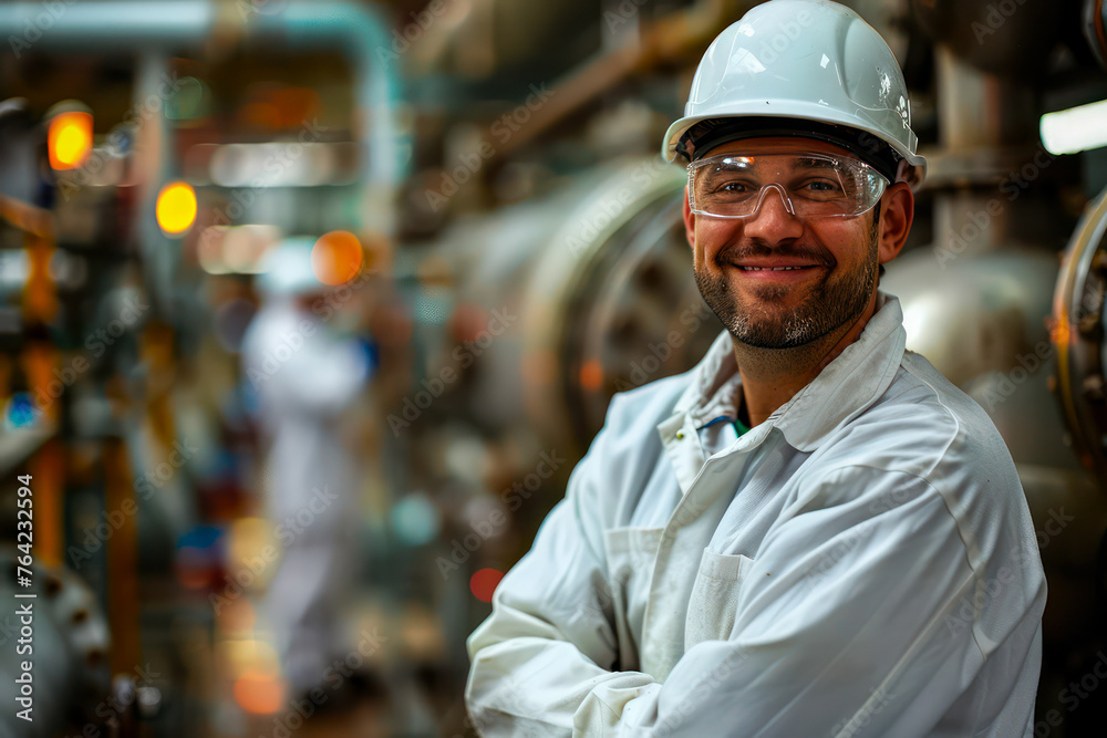 Worker in factory Worker in factory