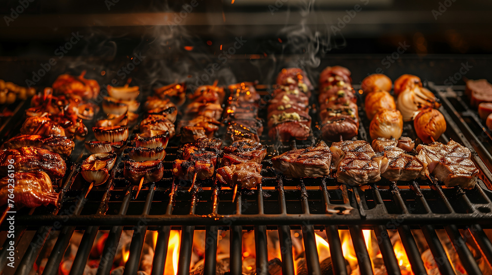 Barbecue. A gastronomic tradition that brings together fire succulent meat