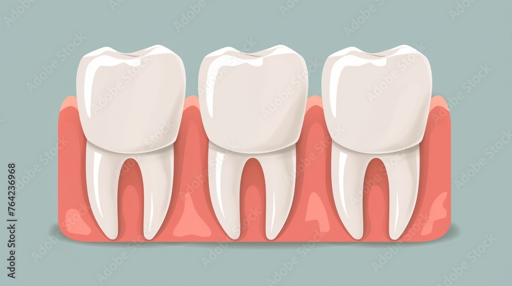 a diagram of a healthy tooth and gums a diagram of a healthy tooth and gums