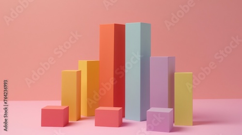 a colorful bar chart