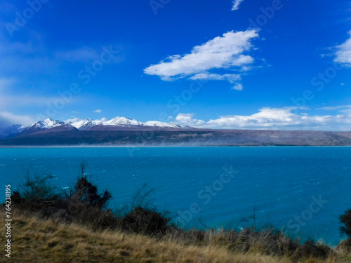 lake and mountains. New Zealand